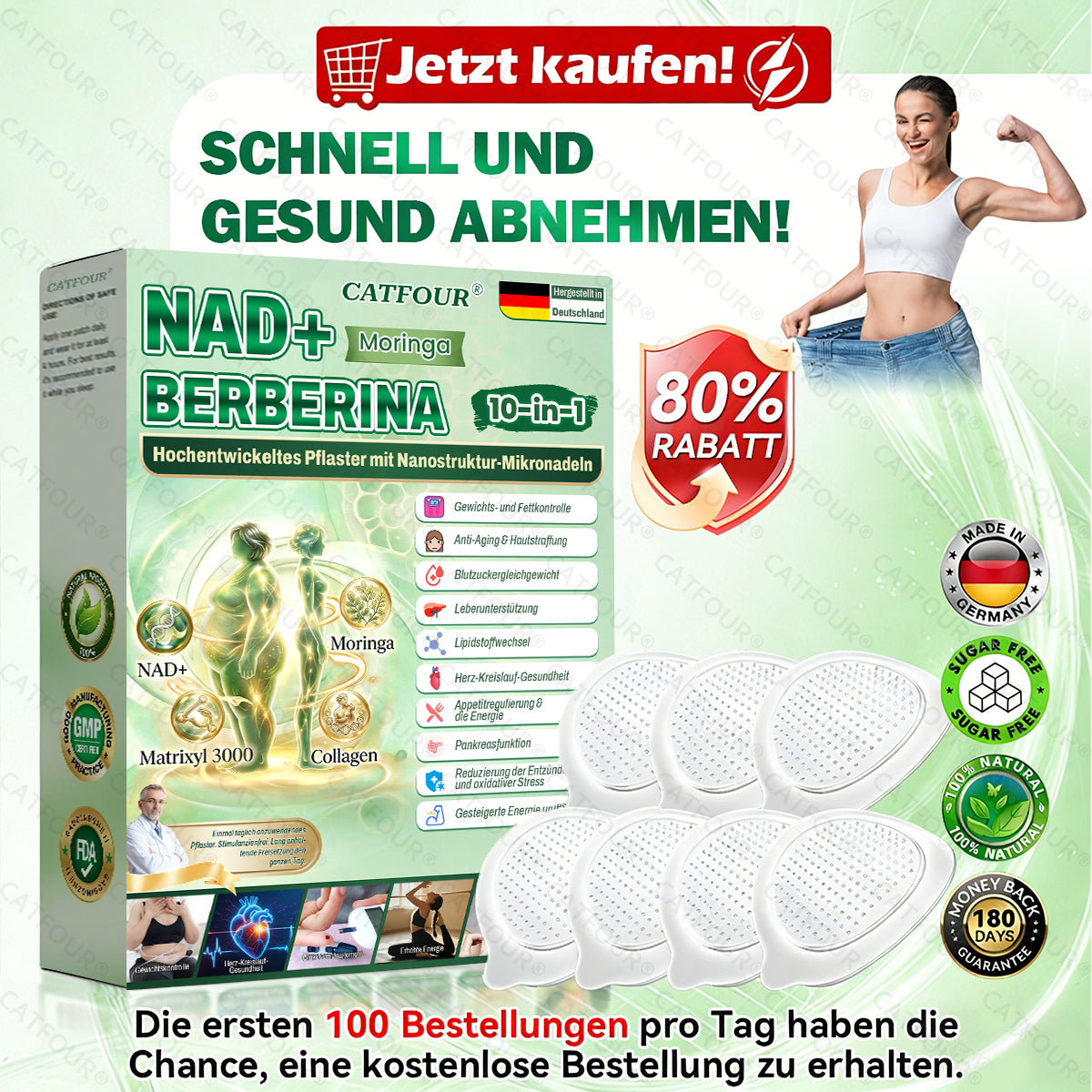 🇩🇪𝐎𝐟𝐟𝐢𝐳𝐢𝐞𝐥𝐥𝐞𝐫 𝐒𝐡𝐨𝐩 | 👩‍⚕️💃 𝐂𝐀𝐓𝐅𝐎𝐔𝐑®𝙈𝙤𝙧𝙞𝙣𝗴𝗮 · 𝗕𝗲𝗿𝗯𝗲𝗿𝒊𝒏 × 𝑵𝘼𝘿+ 10-𝙞𝙣-𝟏 𝐀𝐝𝐯𝐚𝗻𝗰𝗲𝗱 𝗡𝗮𝙣𝙤 𝙈𝙞𝙠𝙧𝐨𝐧𝐚𝐝𝐞𝐥-𝐏𝐚𝒕𝒄𝗵(𝐍𝐮𝐫 𝐞𝐢𝐧𝐦𝐚𝐥 𝐭ä𝐠𝐥𝐢𝐜𝐡, 𝐬𝐢𝐜𝐡𝐭𝐛𝐚𝐫𝐞 𝐕𝐞𝐫ä𝐧𝐝𝐞𝐫𝐮𝐧𝐠𝐞𝐧 𝐢𝐧 𝟕 𝐓𝐚𝐠𝐞𝐧)✅ 𝐅ü𝐫 𝐅𝐞𝐭𝐭𝐥𝐞𝐢𝐛𝐢𝐠𝐤𝐞𝐢𝐭, 𝐇𝐚𝐮𝐭𝐬𝐭𝐫𝐚𝐟𝐟𝐮𝐧𝐠, 𝐃𝐢𝐚𝐛𝐞𝐭𝐞𝐬, 𝐒𝐜𝐡𝐥𝐚𝐟𝐚𝐩𝐧𝐨𝐞, 𝐆𝐞𝐥𝐞𝐧𝐤𝐩𝐫𝐨𝐛𝐥𝐞𝐦𝐞 𝐮𝐧𝐝 𝐦𝐞𝐡𝐫!